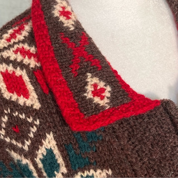 Lane Bryant 100 Wool Winter Cardigan Holiday Sweater size 18/20 GORGEOUS - Picture 11 of 15